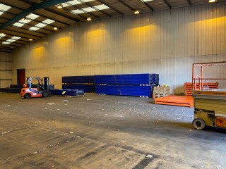 Kent foods - Dismantle and Removal of Parcel Pallet Racking from a Warehouse in Tilbury